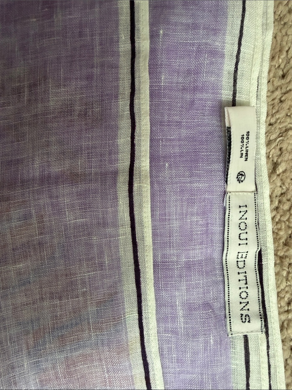 Inoui Editions large lilac scarf